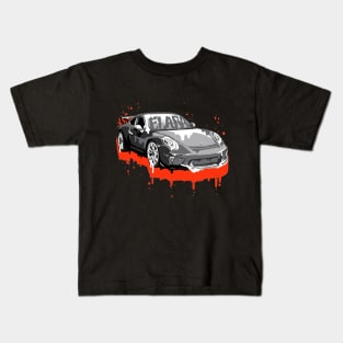 911 GT3 in drippy orange Kids T-Shirt